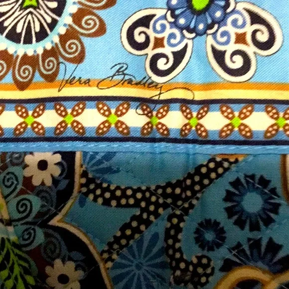 NWT Vera Bradley sleek wallet in Bali blue - Picture 4 of 7